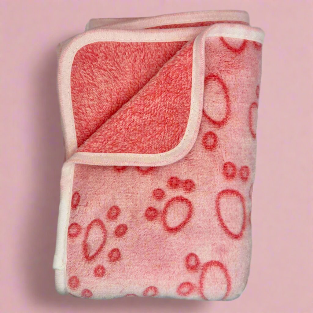 PupClub Couture Dog Blanket - Pink Paws