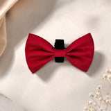 PupClub Couture Dog Bow Tie - Berry Red