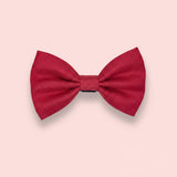PupClub Couture Dog Bow Tie - Berry Red