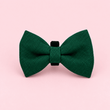 PupClub Couture Dog Bow Tie - Forest Green