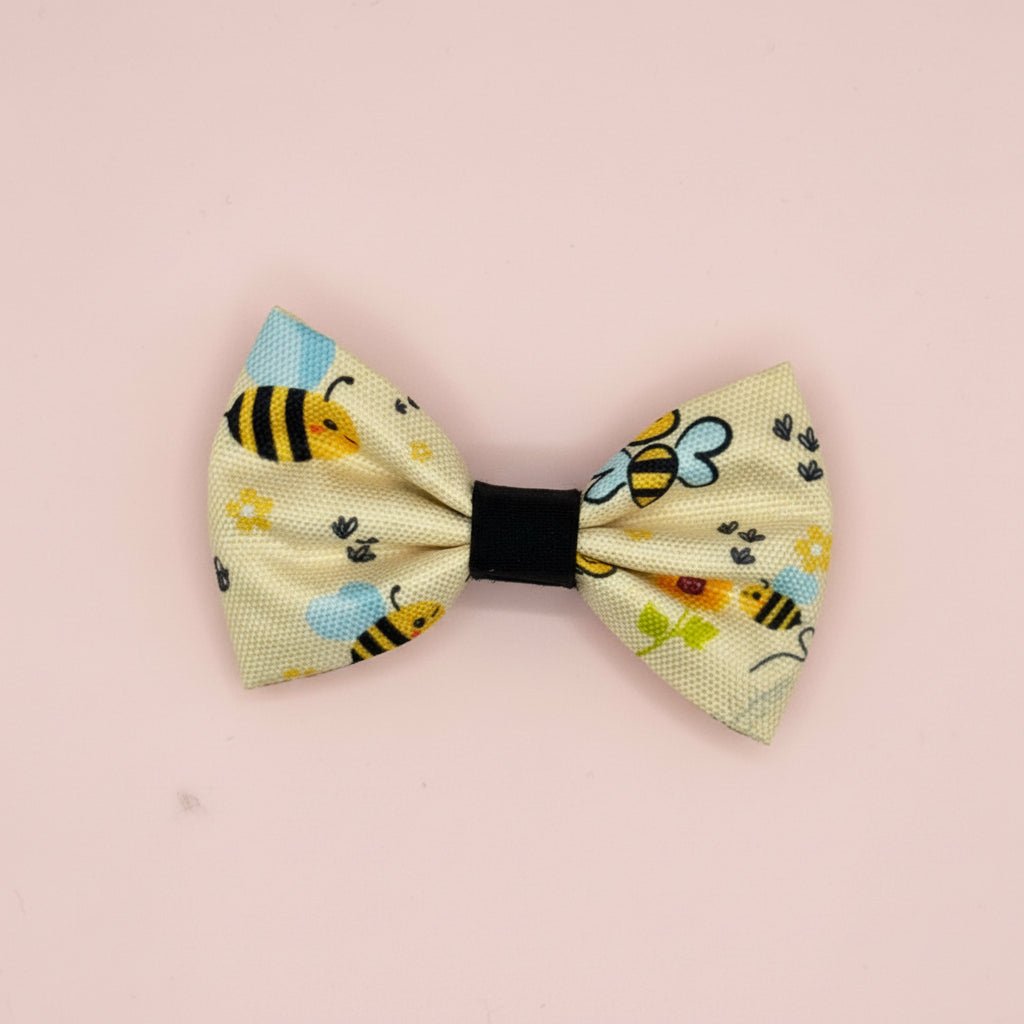 PupClub Couture Dog Bow Tie - Bee-Utiful Summer