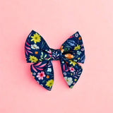 PupClub Couture Dog Sailor Bow - Summer Meadow