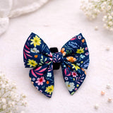 PupClub Couture Dog Sailor Bow - Summer Meadow