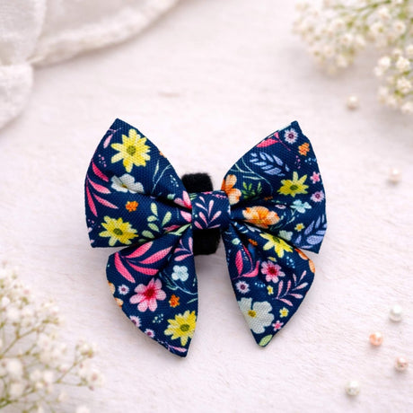 PupClub Couture Dog Sailor Bow - Summer Meadow