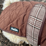 PupClub Couture Quilted Dog Coat - Foxbury Plaid