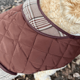 PupClub Couture Quilted Dog Coat - Foxbury Plaid