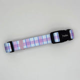 PupClub Couture Dog Collar - Pink Tartan