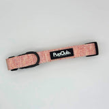 PupClub Couture Dog Collar - Tweed Pink