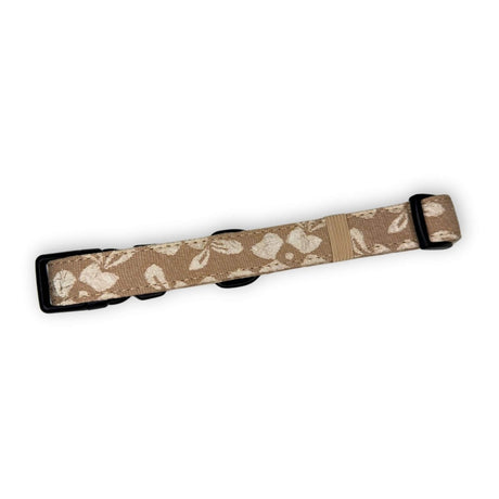 PupClub Couture Luxe Toffee Latte Petals Dog Collar