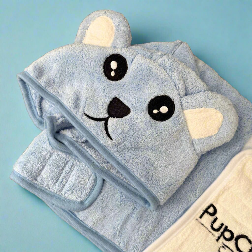 PupClub Couture Drying Robe - Blue