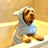PupClub Couture Drying Robe - Blue