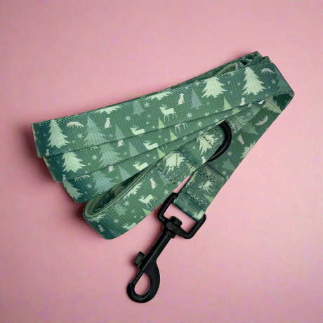 PupClub Couture Dog Lead - Evergreen Trails