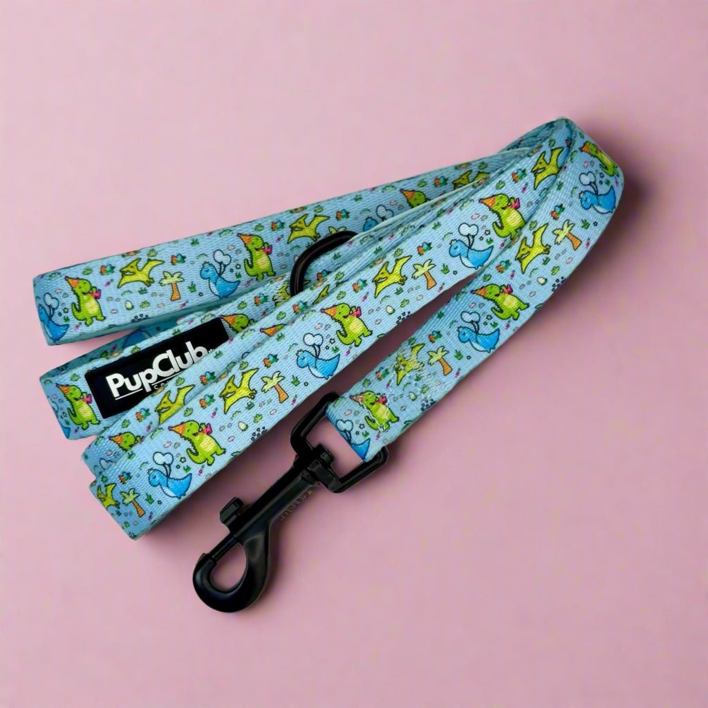 PupClub Couture Dog Lead - Jurassic Party