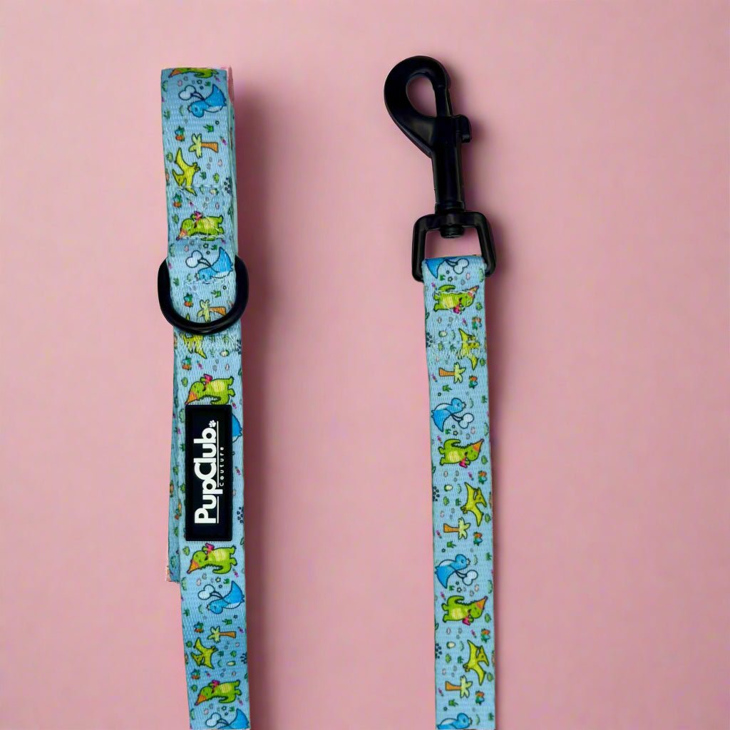 PupClub Couture Dog Lead - Jurassic Party