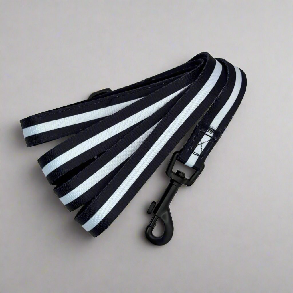 PupClub Couture Dog Lead - Midnight Black