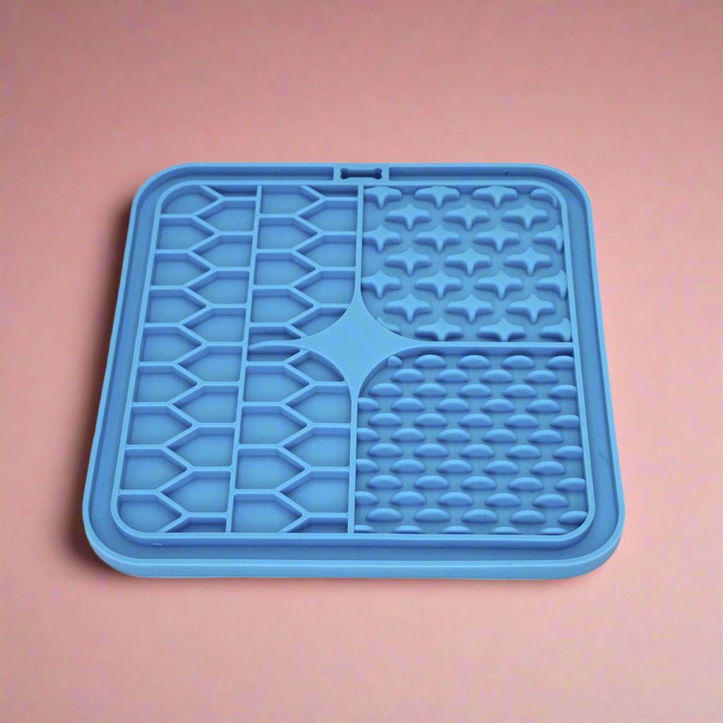 PupClub Couture Dog Lick Mat - Blue