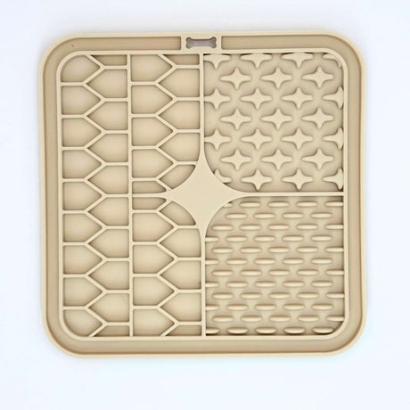PupClub Couture Dog Lick Mat - Cream