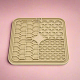 PupClub Couture Dog Lick Mat - Cream