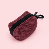 PupClub Couture Poo Bag Holder - Berry Tweed