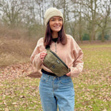 PupClub Couture Dog Walking Bum Bag - Khaki Green