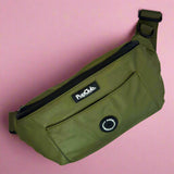 PupClub Couture Dog Walking Bum Bag - Khaki Green