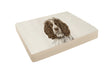 Christine Varley Luxury Printed Dog Bed - Springer Spaniel  Barking Beds   