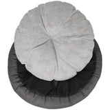 Ralph & Co The Balmoral Herringbone Calming Donut Dog Bed - Grey