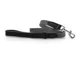 Ralph & Co The Balmoral Herringbone & Leather Dog Lead Grey