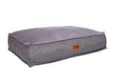 Ralph & Co The Balmoral Herringbone Flat Pillow Dog Bed - Grey