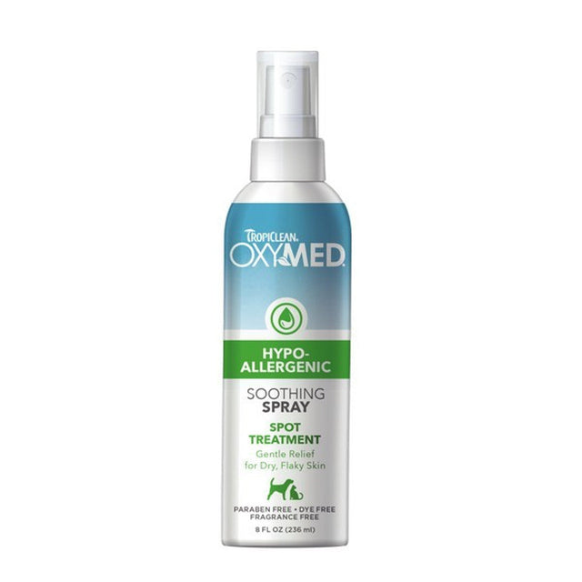 TropiClean OxyMed Medicated Anti Itch Spray for Pets 236ml Dog Supplies TropiClean