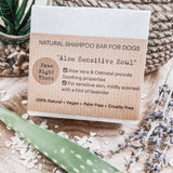 Paws Right There Aloe Sensitive Soul Natural Puppy & Sensitive Dog Shampoo Bar – 80g