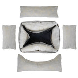 Ralph & Co The Highclere Luxury Memory Foam Bolster Dog Bed - Grey