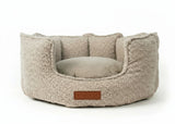 Ralph & Co The Cotswold High Wall Bouclé Dog Bed Oatmeal