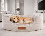 Ralph & Co The Cotswold High Wall Bouclé Dog Bed Oatmeal