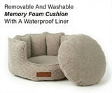 Ralph & Co The Cotswold High Wall Bouclé Dog Bed Oatmeal