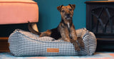 Ralph & Co The Kensington Houndstooth Bolster Dog Bed