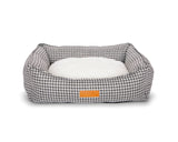Ralph & Co The Kensington Houndstooth Bolster Dog Bed