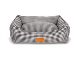 Ralph & Co The Kensington Houndstooth Bolster Dog Bed