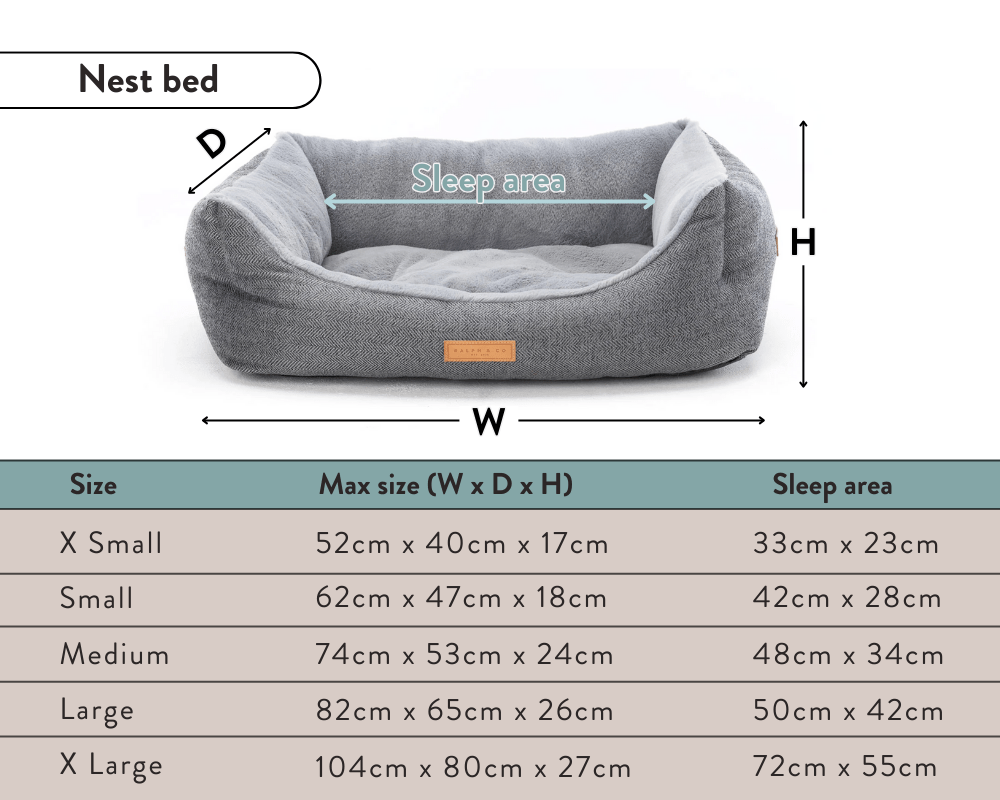 Ralph & Co The Kensington Houndstooth Bolster Dog Bed