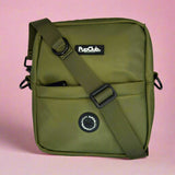 PupClub Couture Mini Dog Walking Bag - Khaki Green