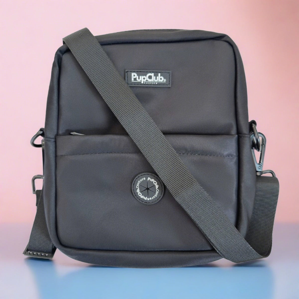 PupClub Couture Mini Dog Walking Bag - Black