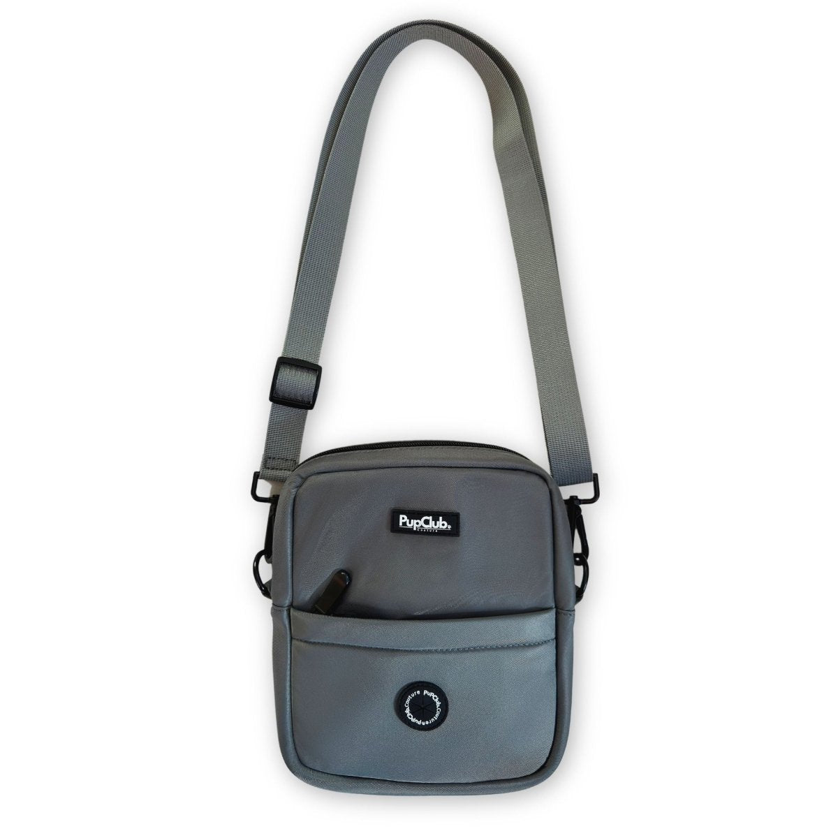 PupClub Couture Mini Dog Walking Bag - Grey