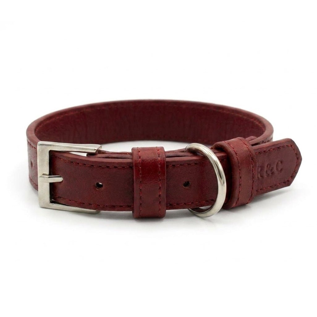 Ralph & Co Lignify Dog Collar Oxblood Red