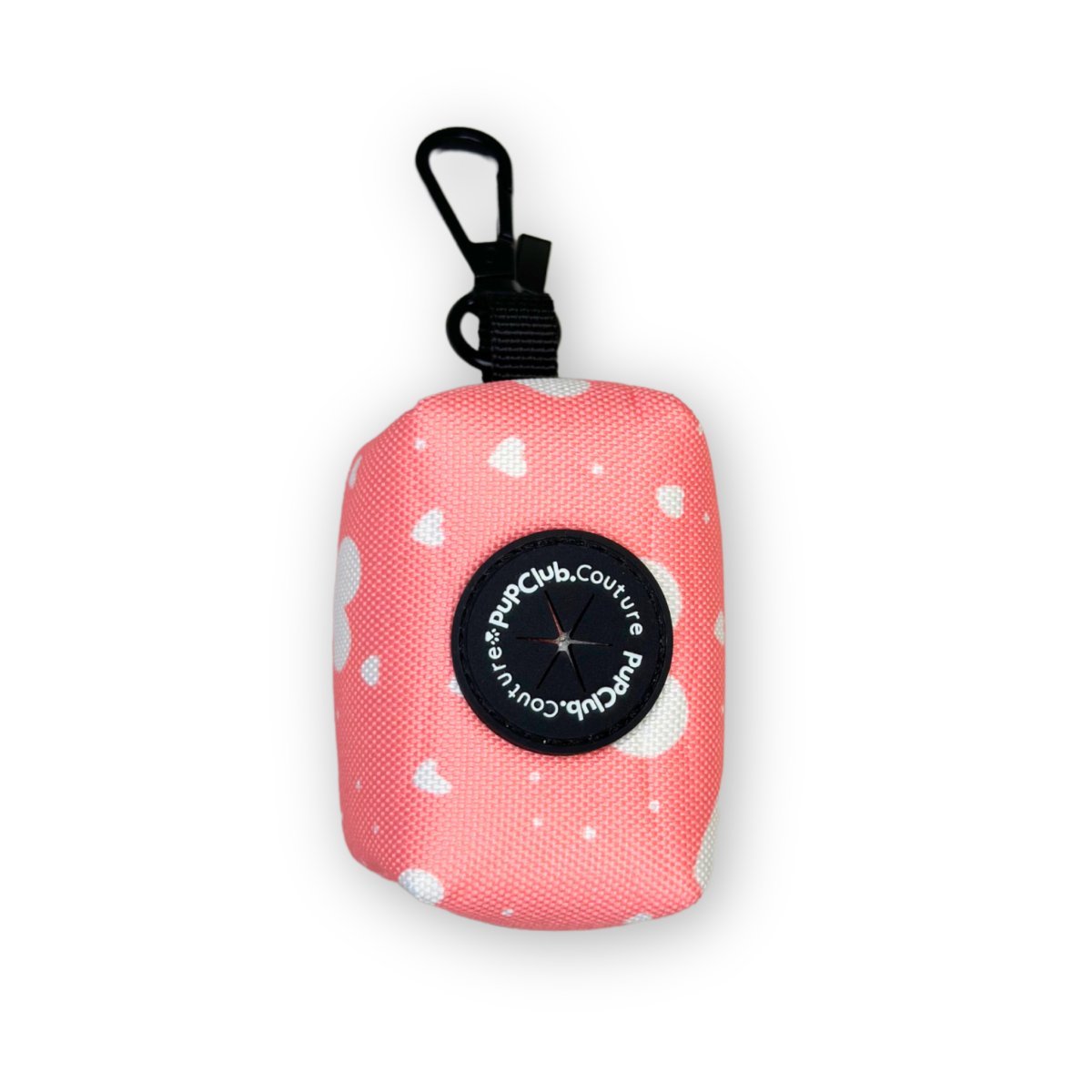 PupClub Couture Poo Bag Holder - Peachy Hearts