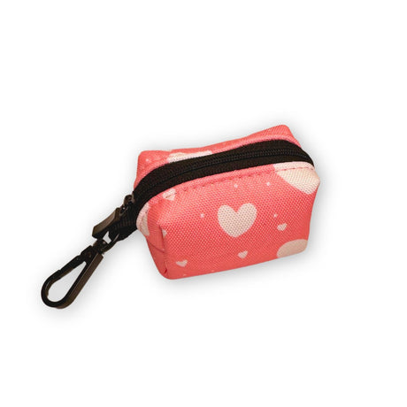 PupClub Couture Poo Bag Holder - Peachy Hearts