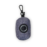 PupClub Couture Poo Bag Holder - Tweed Blue