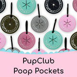 PupClub Couture Poop Pocket Used Dog Waste Bag Carrier Bundle