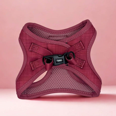PupClub Couture Puppy step-in Harness - Berry Red