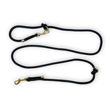 PupClub Couture 6ft Rope Dog Lead Black
