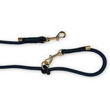 PupClub Couture 6ft Rope Dog Lead Black